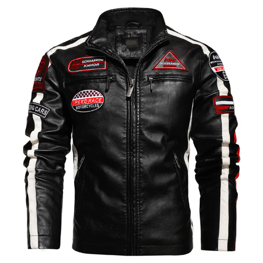 Chaqueta Biker Motero Cuerotex Premuin